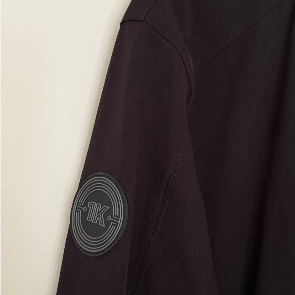 Lyft Black Zip Jacket 1K Driver Patch XL Full Zip Tech Workwear Coat - Picture 4 of 7